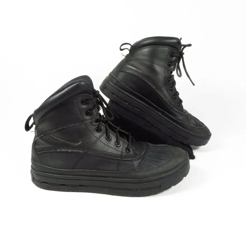 Nike ACG Woodside 2 Youth Sz 7Y Women's 9 Black Waterproof Duck Boots 524872-001 - Picture 2 of 12